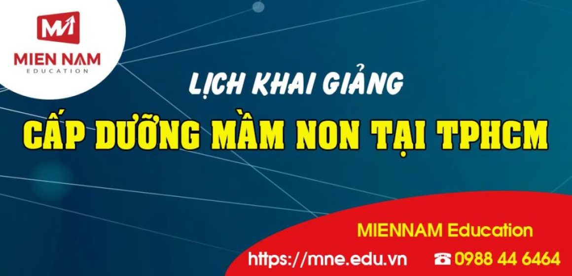 Khai giảng Cấp dưỡng mầm non tại TPHCM