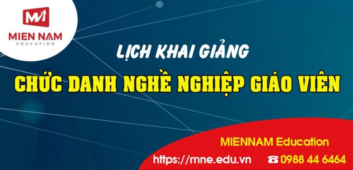 Chứng chỉ Chức danh nghề nghiệp Giáo viên