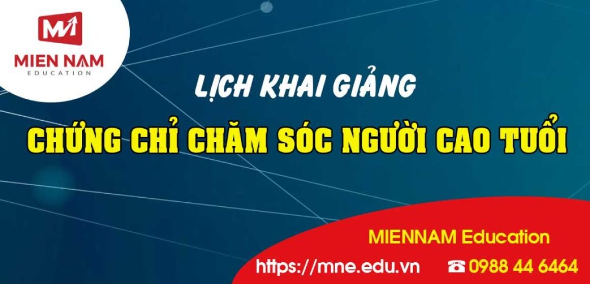 Khóa học Chứng chỉ Chăm sóc người cao tuổi - Người già